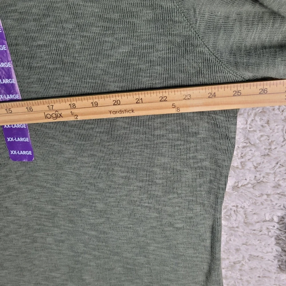 Eddie Bauer Double Knit Crew Mens XXL Forest Night Green NWT EB002261 Sweatshirt - Picture 7 of 14